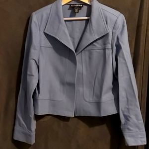 Company Ellen Tracy jacket size 6 soft pale blue